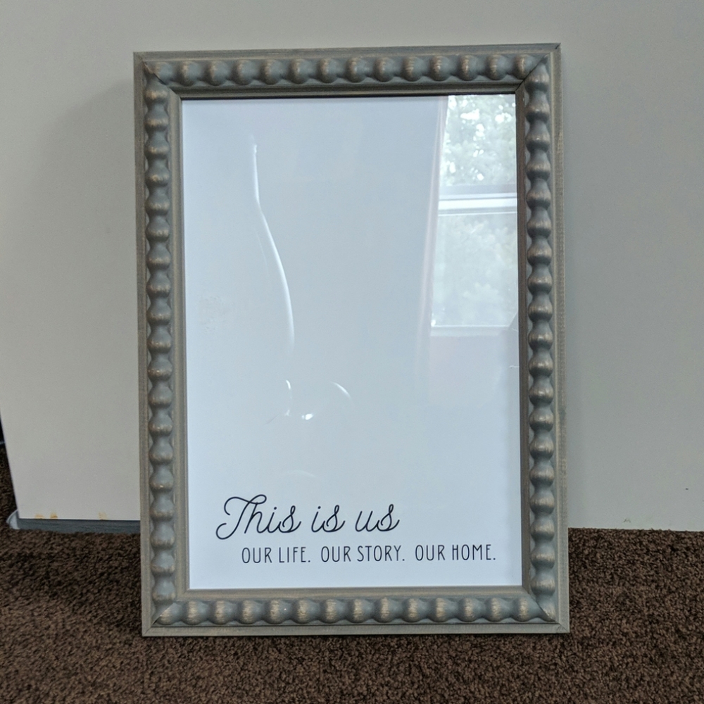 "This is Us" Fancy Dry Erase Board